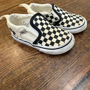 Vans Kids Checkered Slip-On Shoes